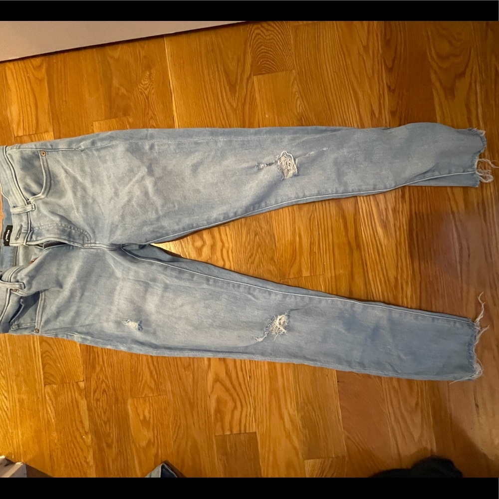 Lightly ripped jeans from express